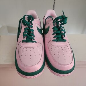 Nike Pink and Green Athletic Shoes